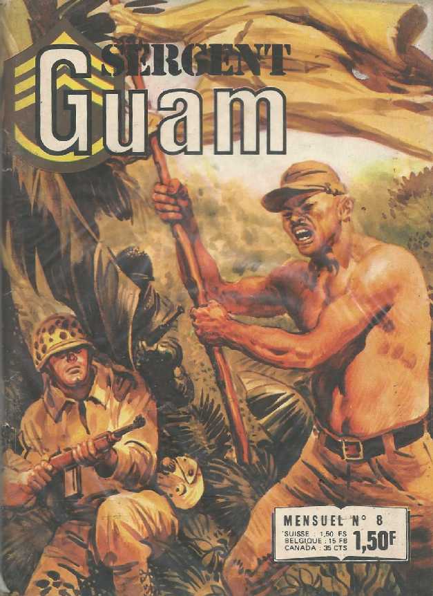 Scan de la Couverture Sergent Guam n 8